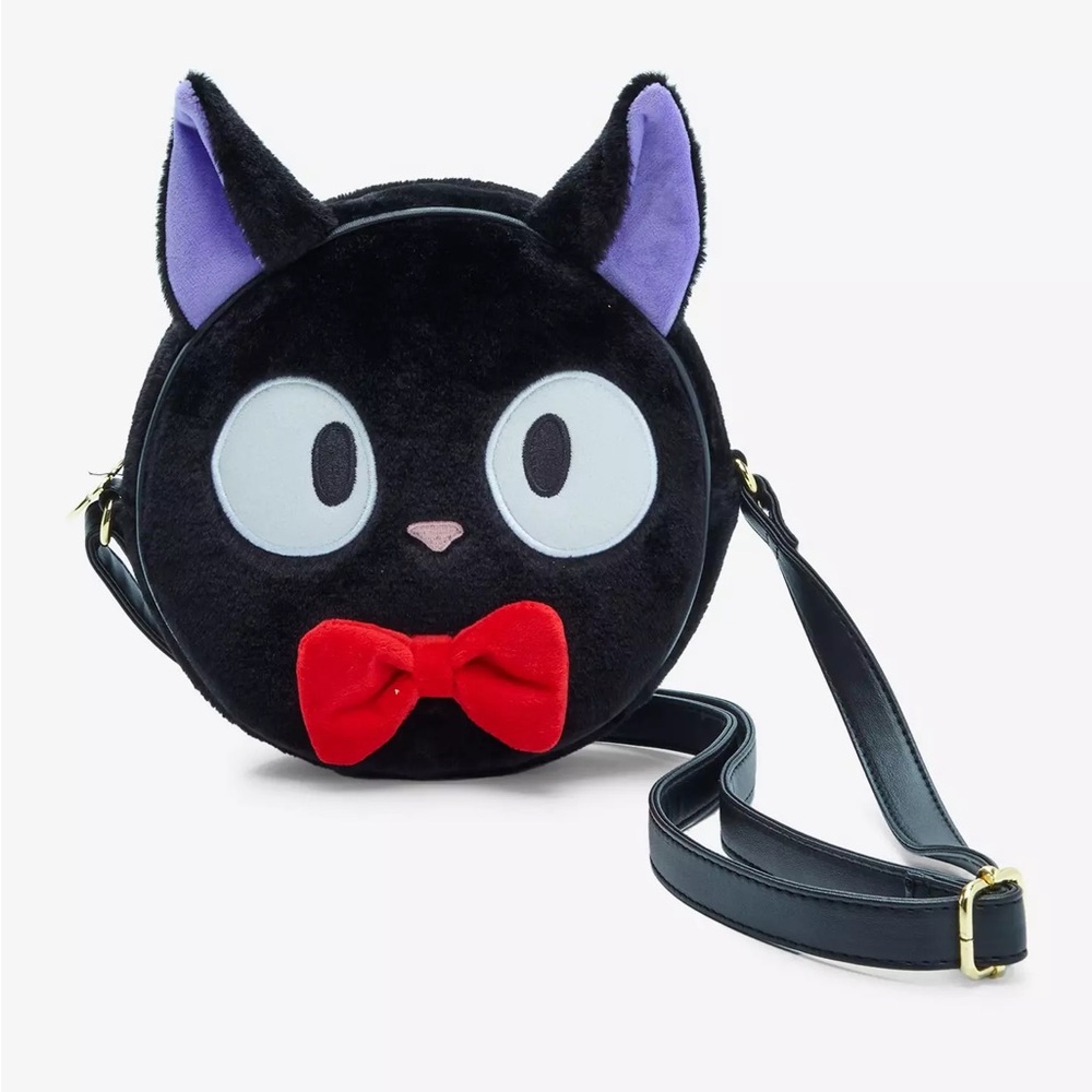 Studio Ghibli Kiki's Delivery Service Jiji Figural Crossbody Bag Hot Topic